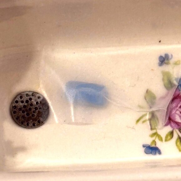 Vintage Porcelain Miniature Bathroom Set 1950s–70s Vanity Display Miniatures - Picture 7 of 9